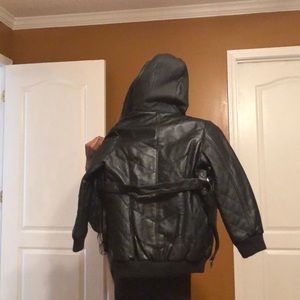 Children’s Black Leather Jacket